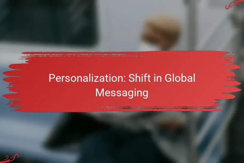 Personalization: Shift in Global Messaging