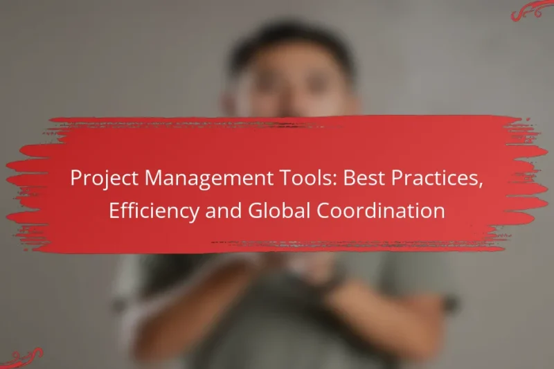 Project Management Tools: Best Practices, Efficiency and Global Coordination
